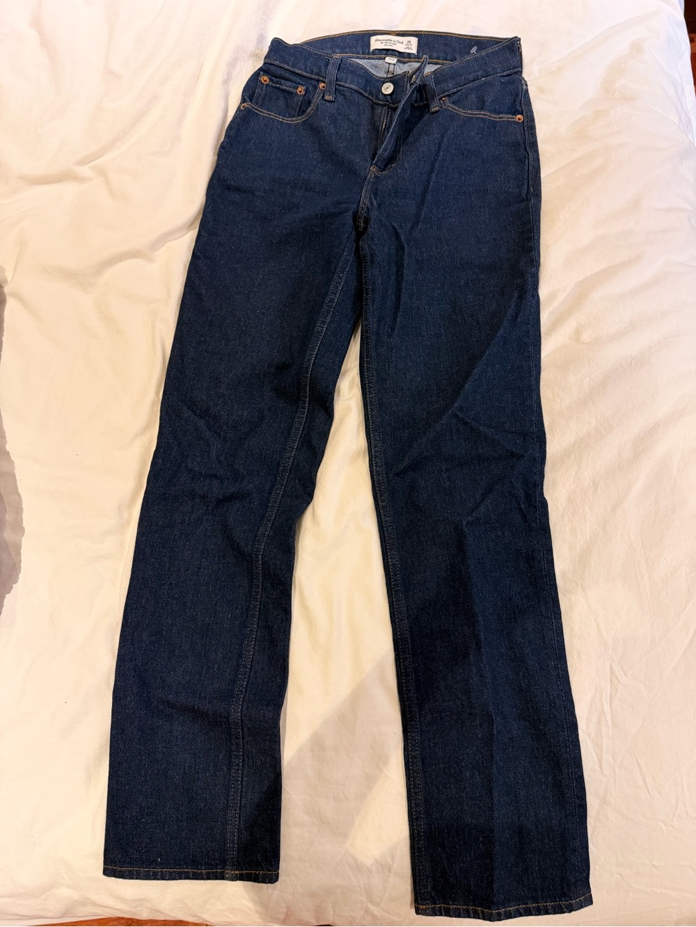 Abercrombie & Fitch Dark Blue Denim '90s Straight Jeans